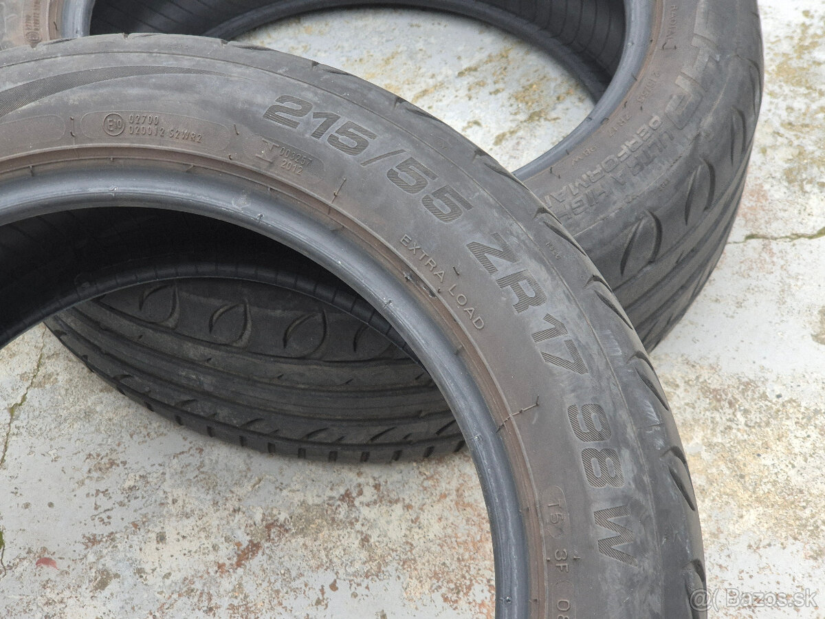Letné pneumatiky 215/55 R17 - 2