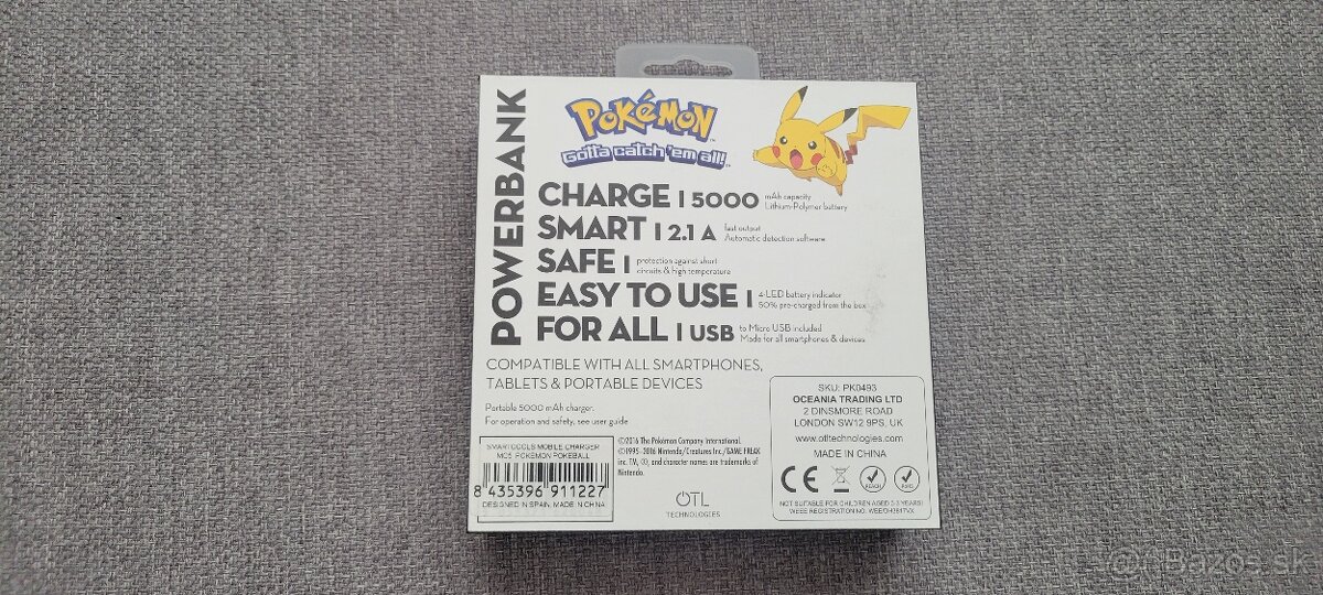 Predam powerbanku Pokemon 5000 mAh - 2
