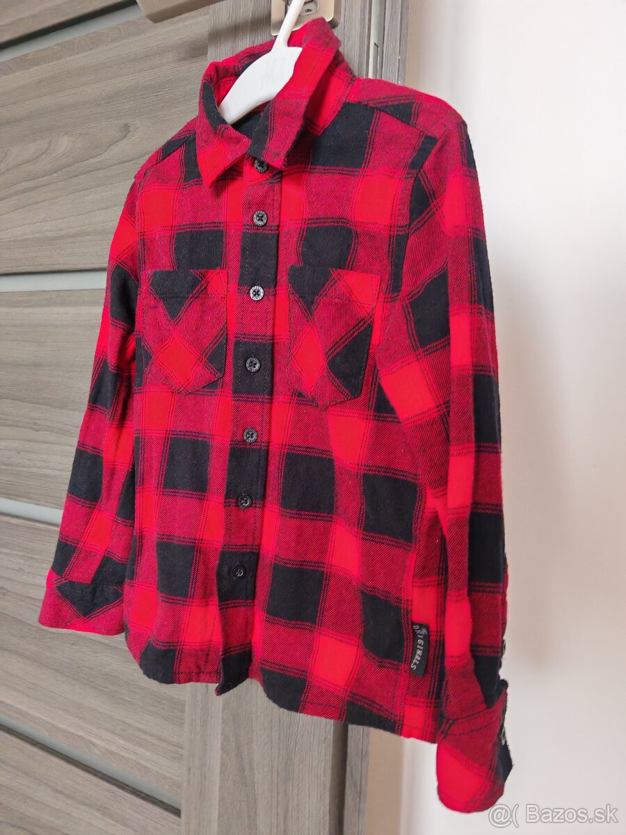 Chlapčenské košele veľkosti 104-122 - 2