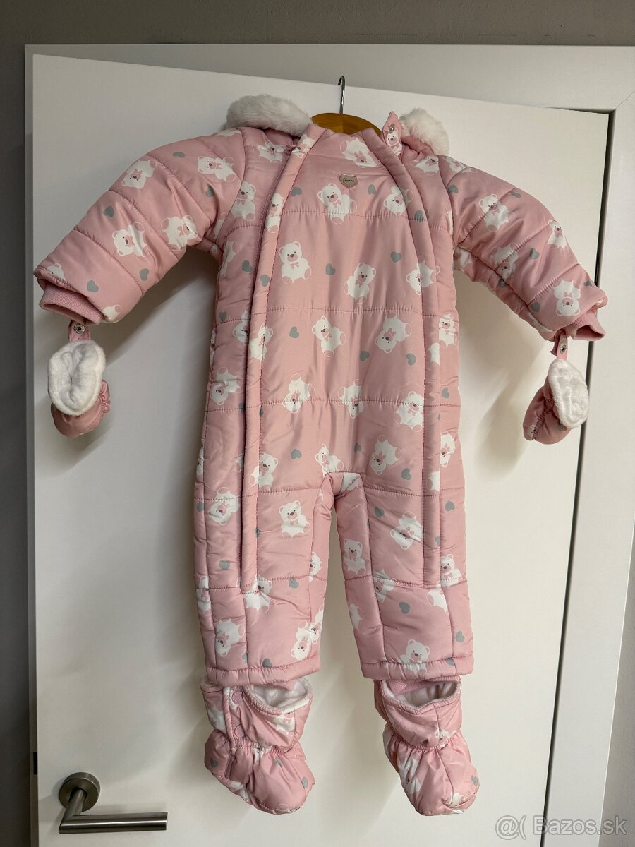 Chicco ružová zimná kombinéza - 2
