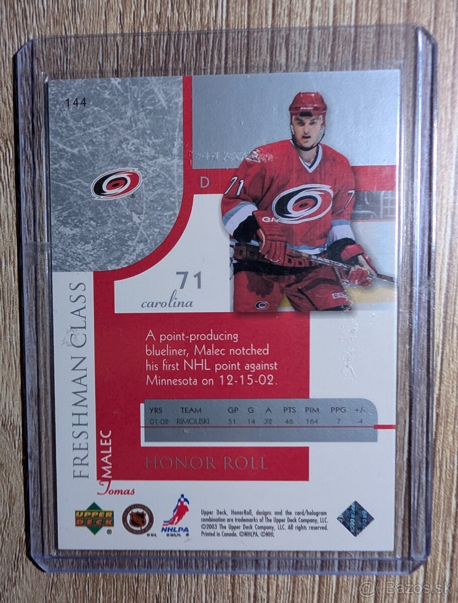 Tomas Malec - NHL karta - 2