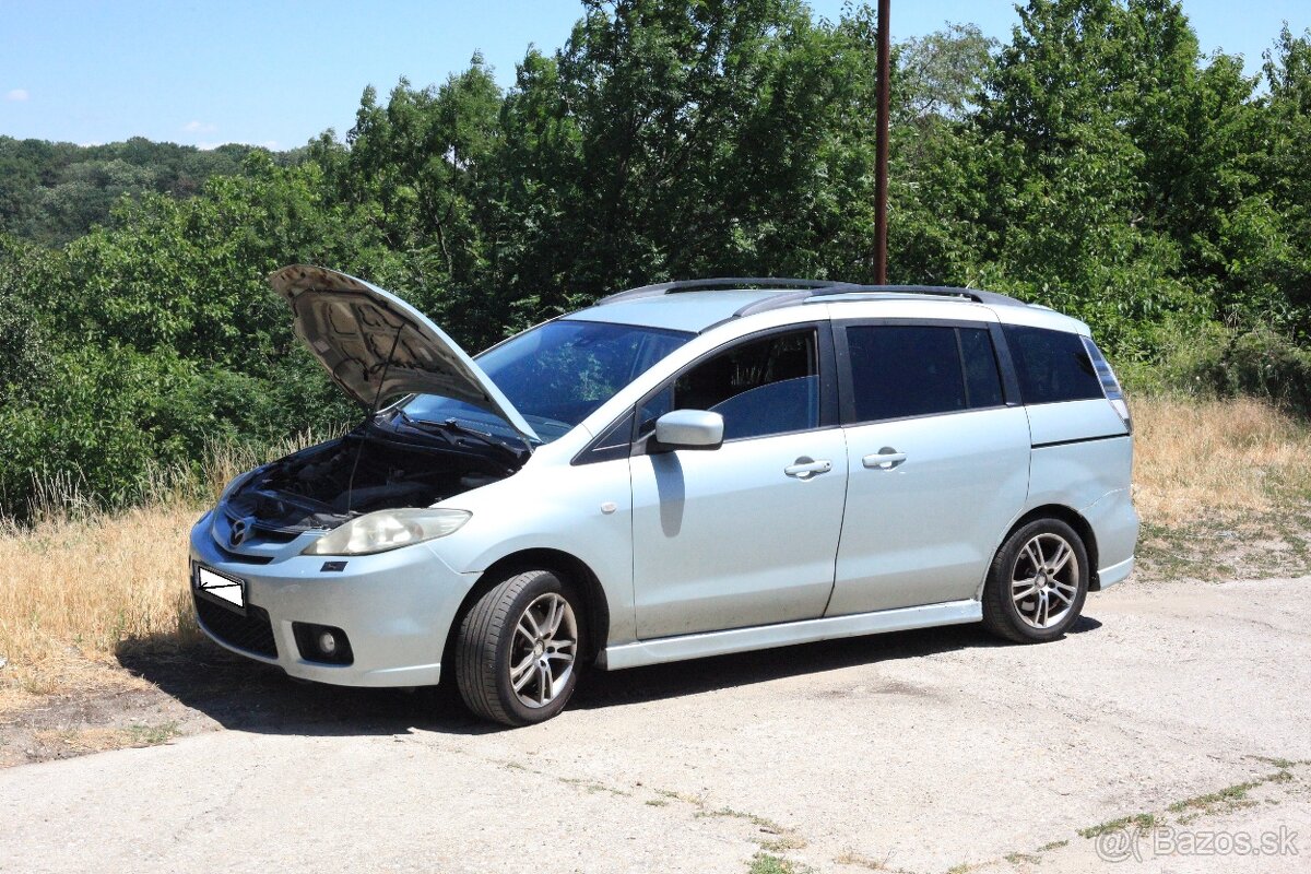 Mazda 5 - benzín - LPG - prihlásené - 2