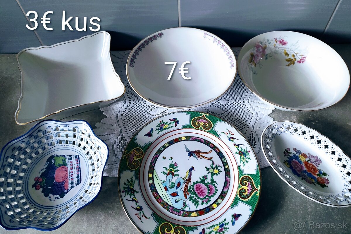 Porcelán - misy na servírovanie - 2