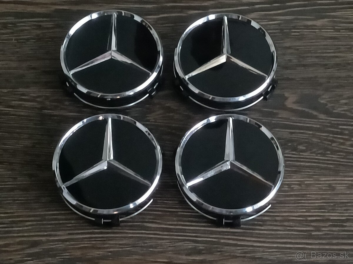 Stredové krytky MERCEDES 75mm - 2