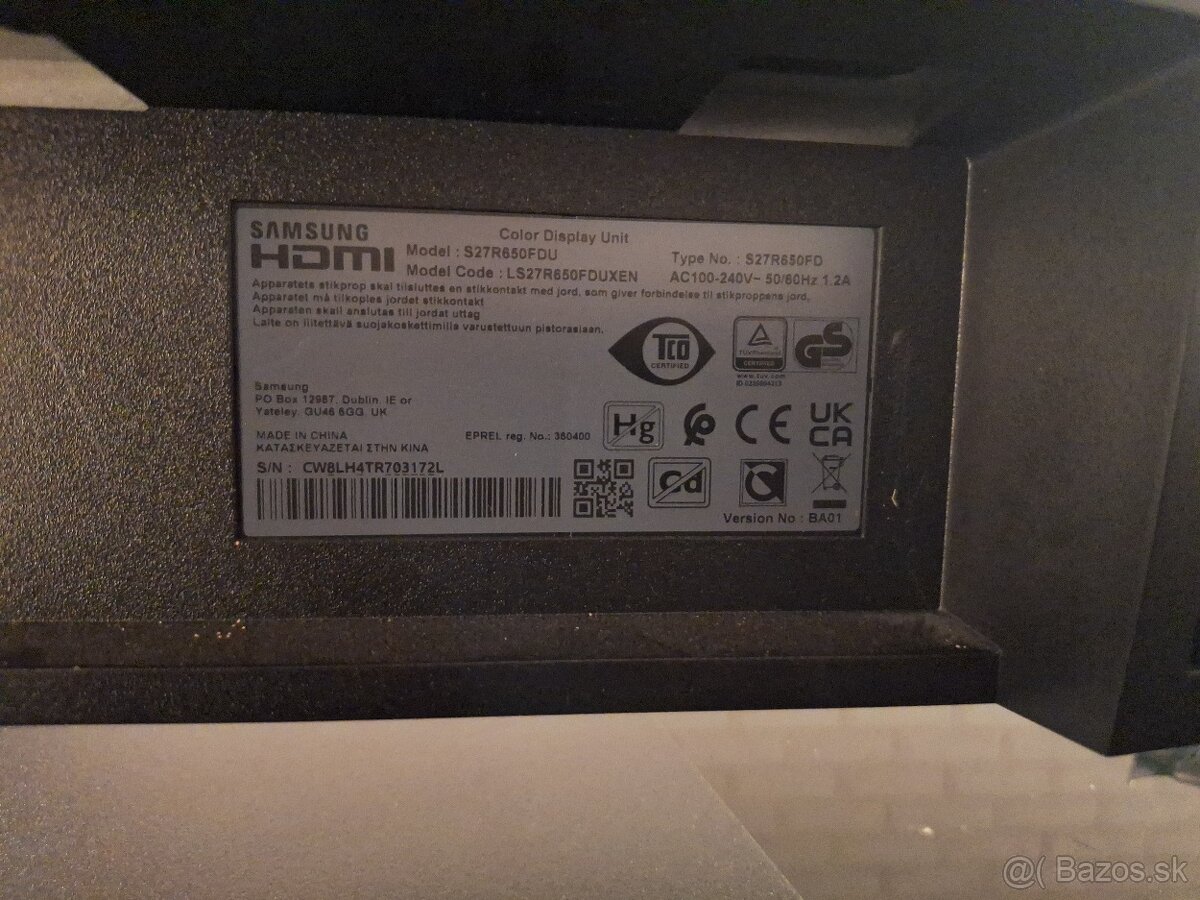 Samsung 27" výborný stav - 2