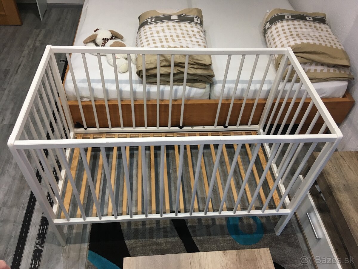 Detská postielka 120x60 + matrac - 2