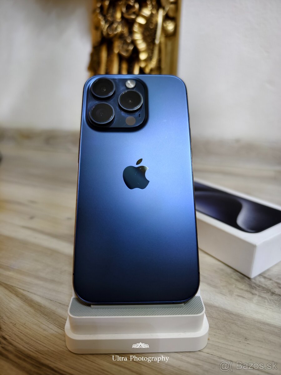Iphone 15 Pro modrý 256GB - 2