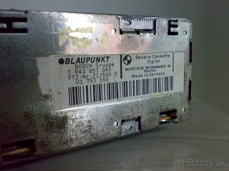 BMW Rádio do Veterána. - 2