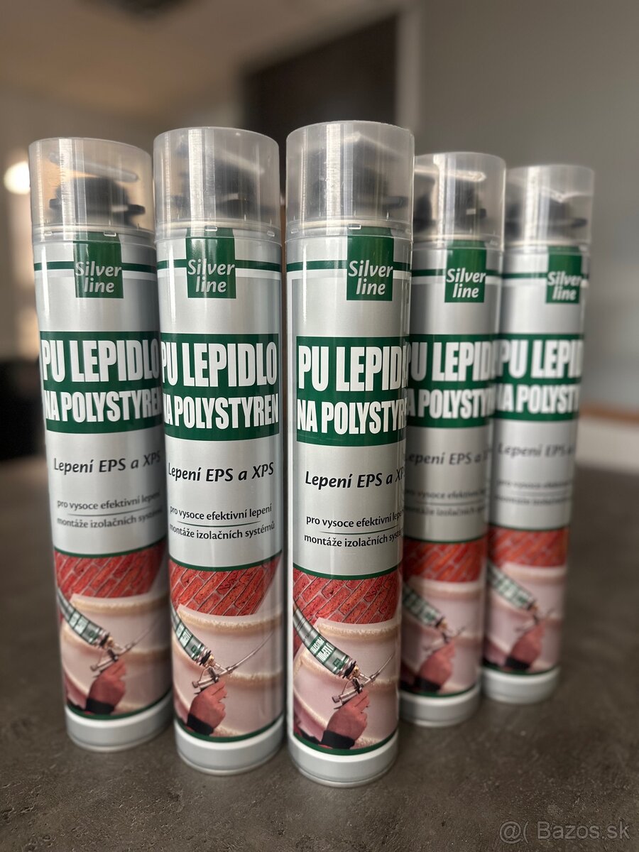 PU lepidlo na polystyrén a styrodur Silver Line 750 ml - 2