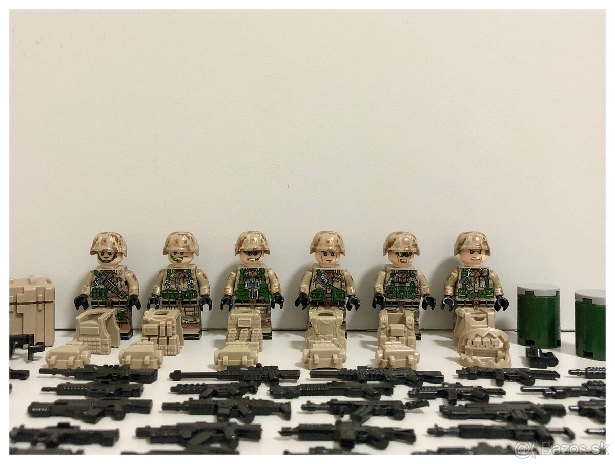 Rôzne sety vojakov 2 + doplnky - typ lego - 2