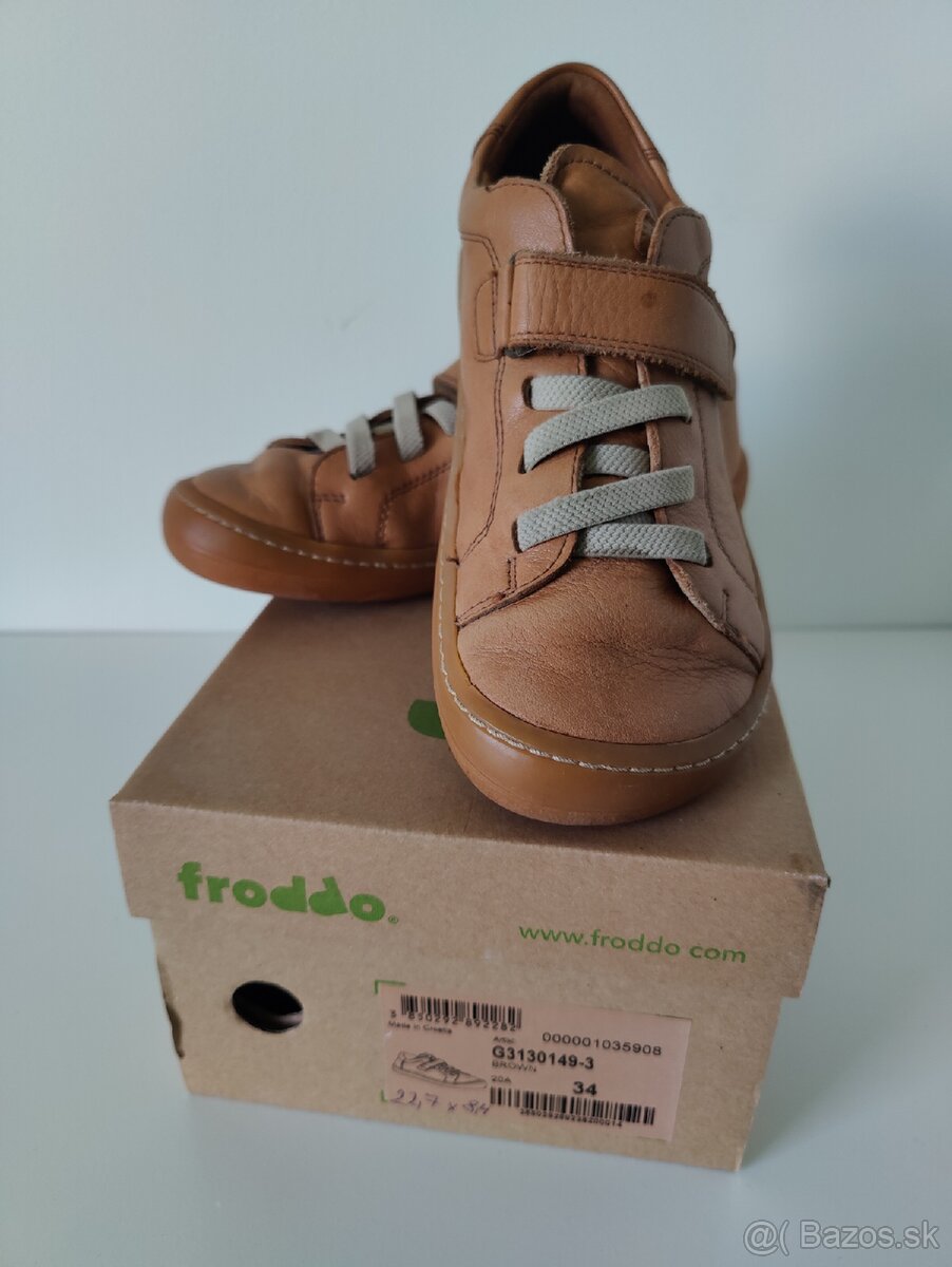 Celokožené Froddo Brown veľ. 34 - 2