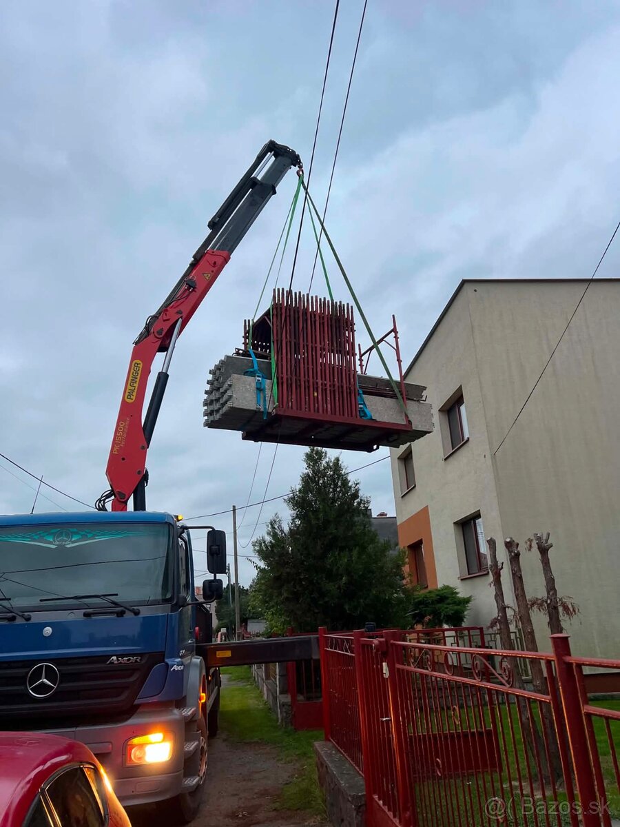 Autodoprava s hydraulickou rukou - 2