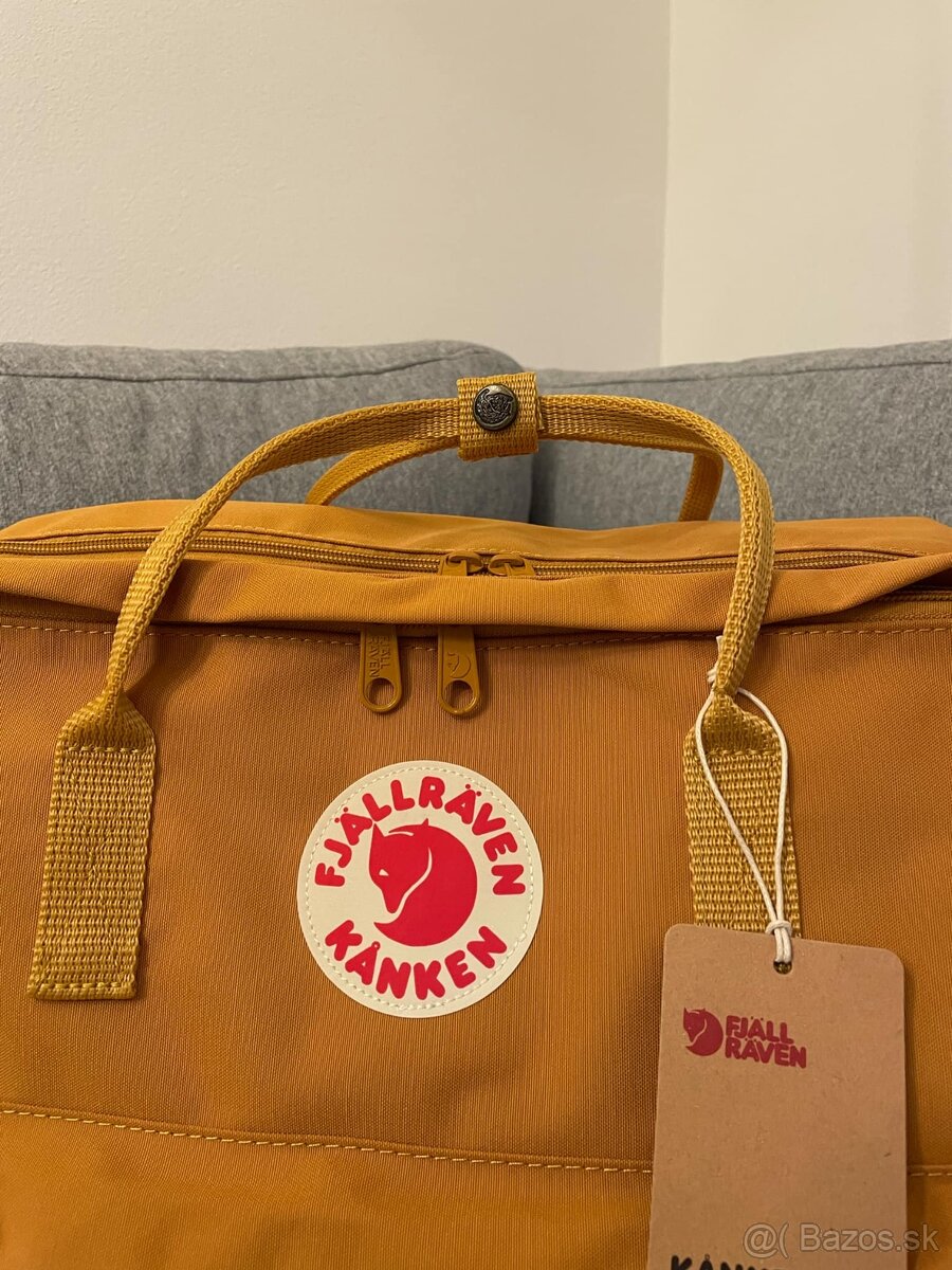Predám batoh značky Fjällräven Kanken Weekender žltý - 2