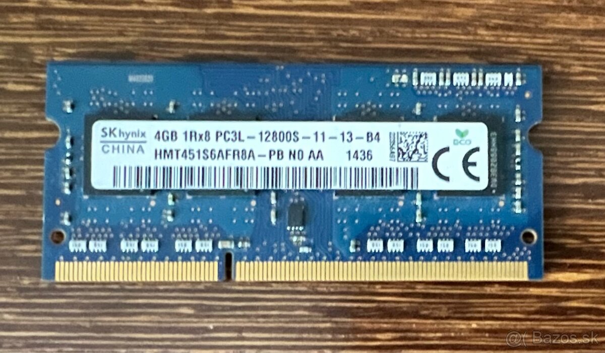 Predam DDR3L RAM pre NTB 4GB - 2