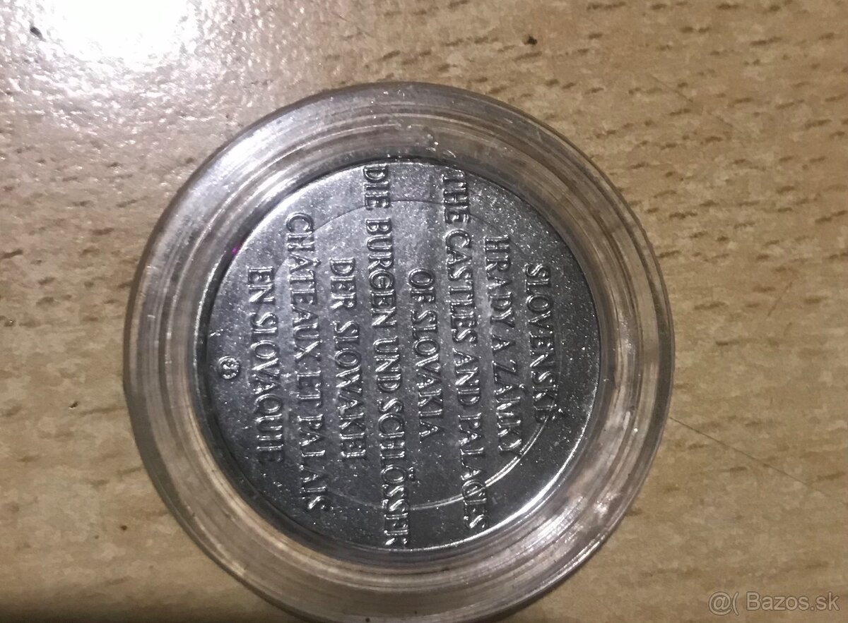 Predam striebornú mincu Bratislavský Hrad. - 2