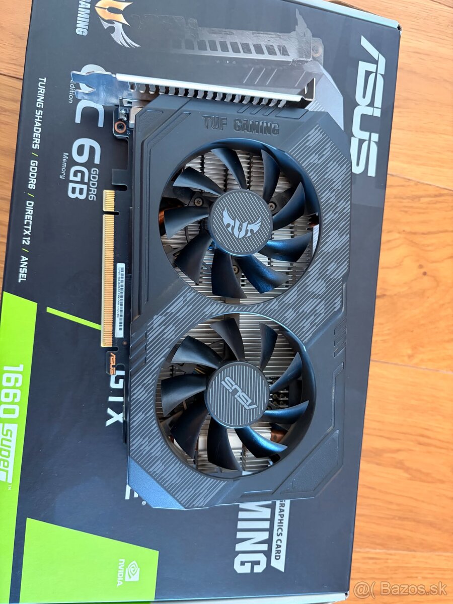Predám grafickú kartu ASUS TUF Gaming GeForce GTX 1660 SUPER - 2