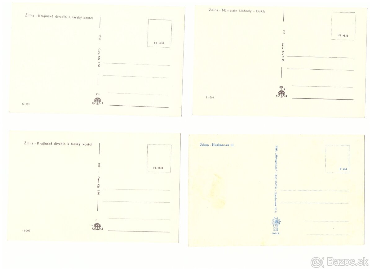 Pohľadnice Žilina - 2