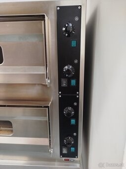 Pizza pec dvojposchodová 2x2 B22 + príslušenstvo - 2