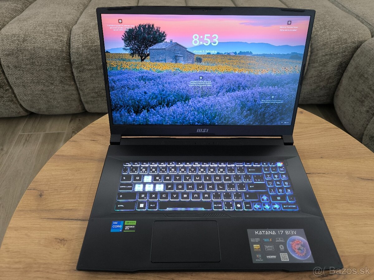 MSI Katana 17 B13V hráčsky notebook - 2