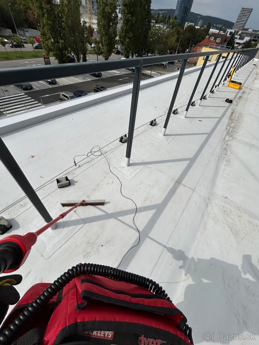 Iskrová skúška, diagnostika plochej strechy - 2