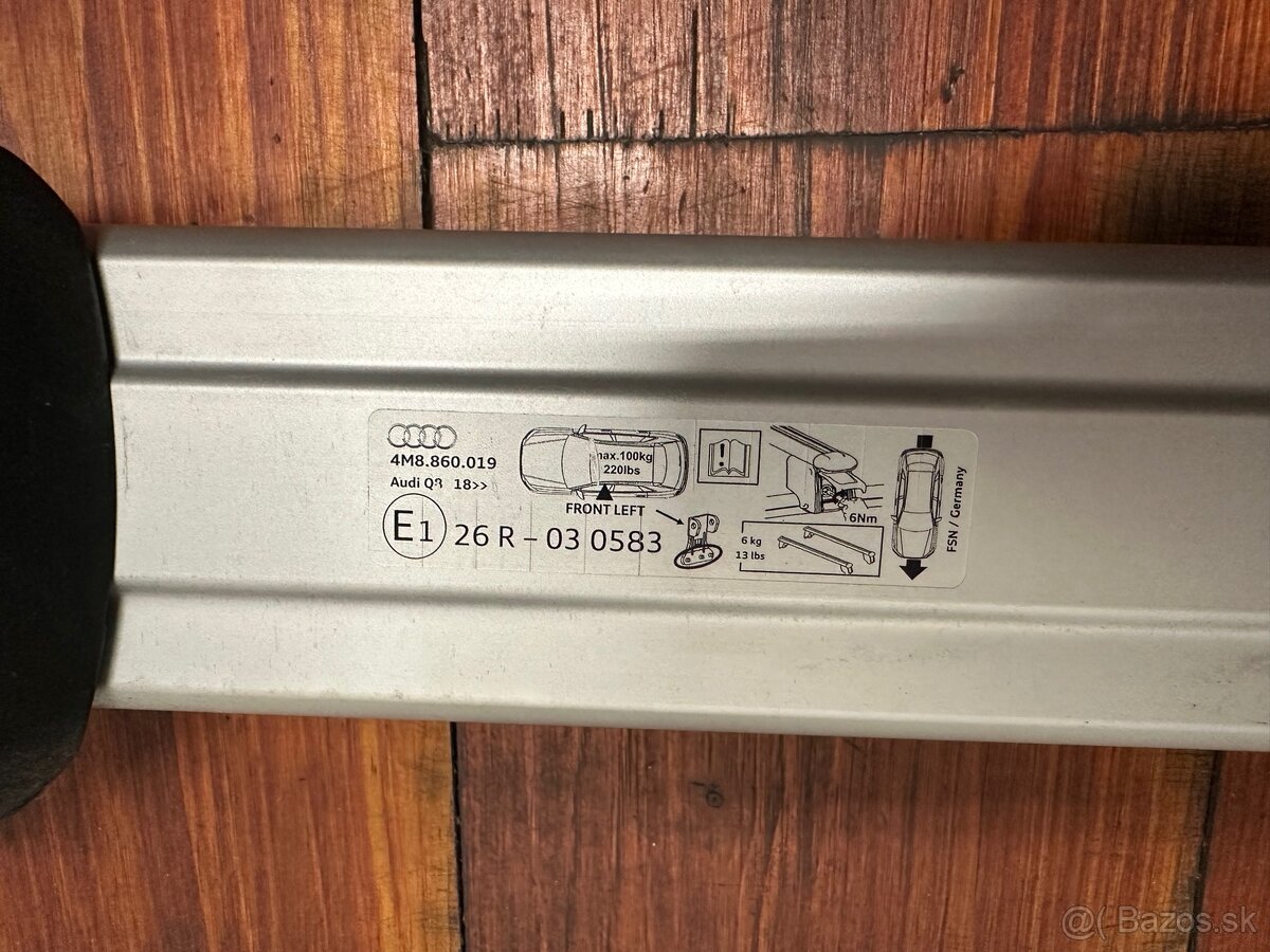 Strešný nosič Audi Q8 - 2