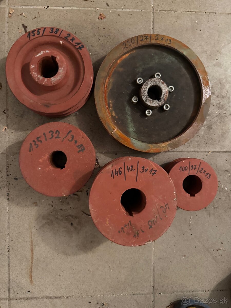 Remenice použité -- rôzne - 2