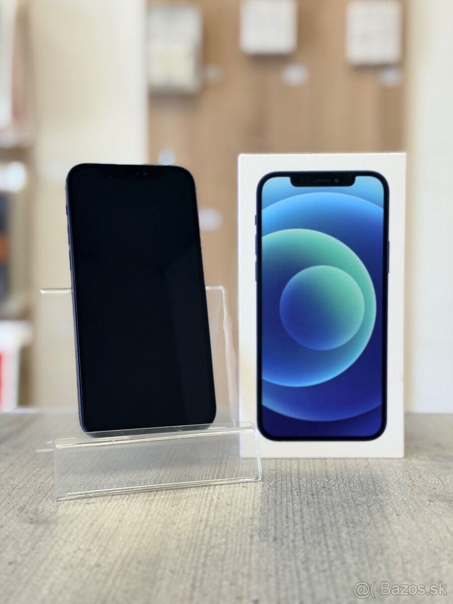 100% BATÉRIA - Apple iPhone 12 64GB Blue - 2