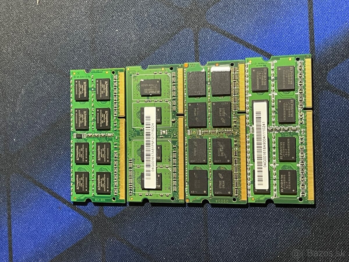 RAM do notebooku DDR3 – 4GB, 2GB, 1GB - 2