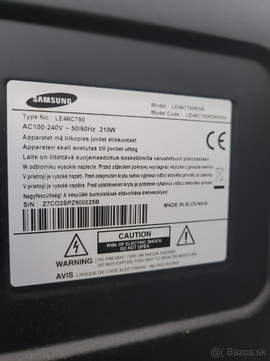 3D televízor Samsung - 2