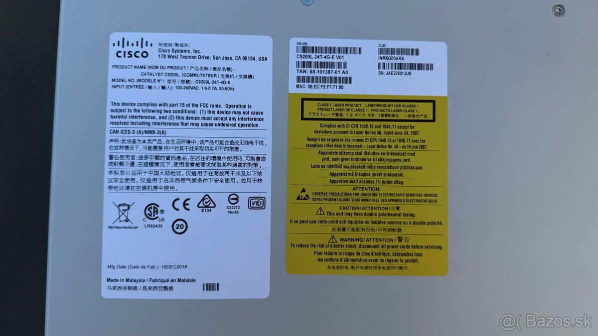Cisco switch C9200L-24T-4G-E - 2