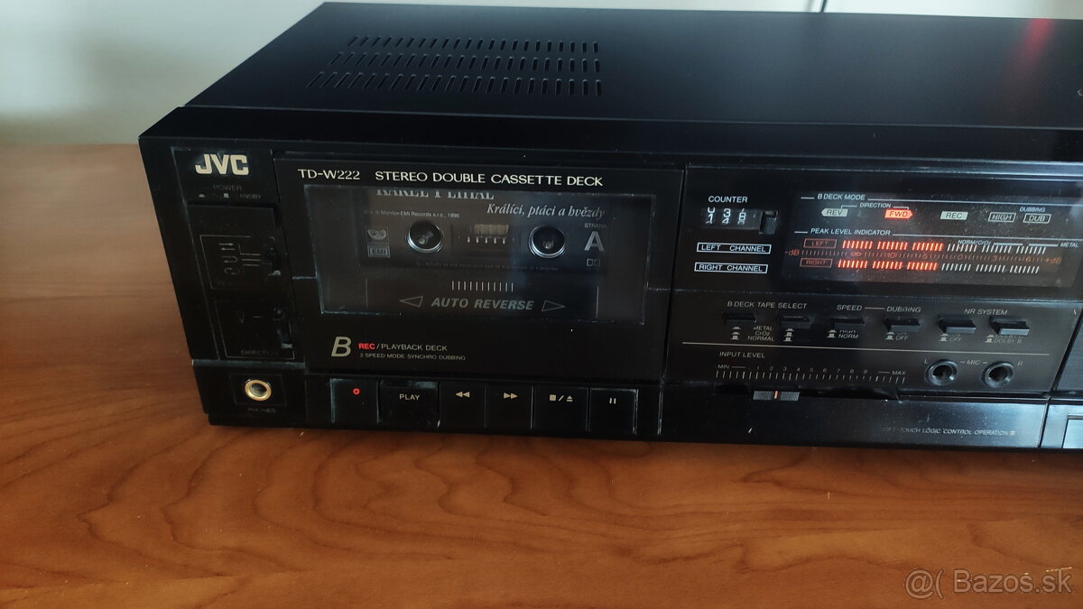 Kazetový dvojdeck JVC TD-W222 - 2