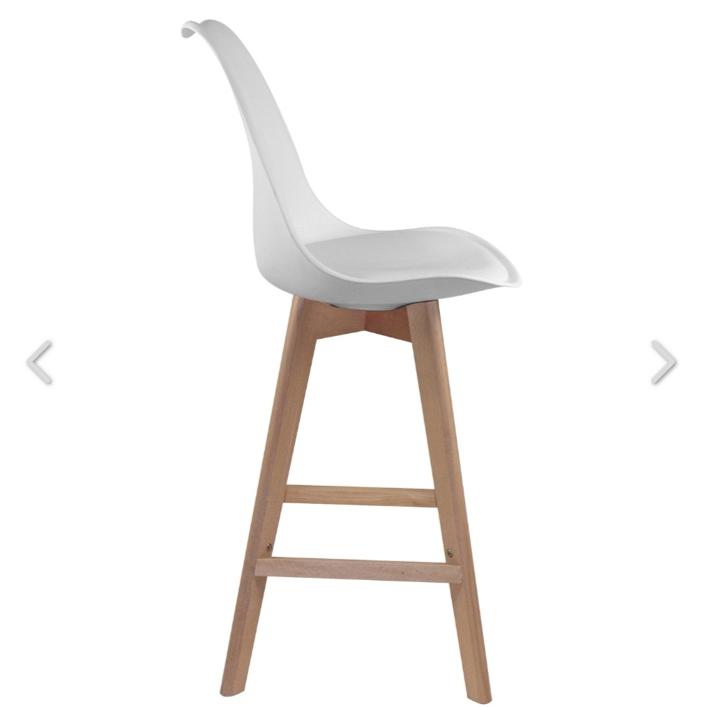 2 x barová stolička biela - 2