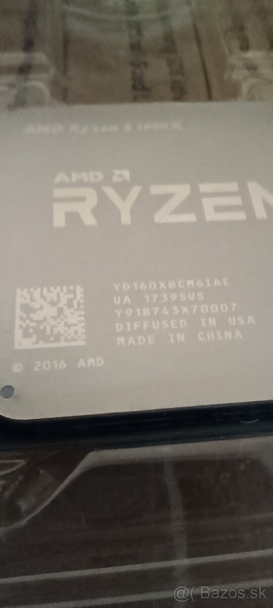 Predám procesor (CPU) AMD Ryzen 5 1600X - 2