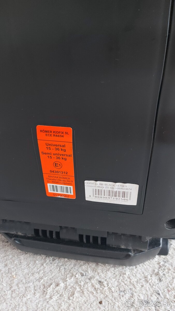 Autosedacka Romer cierna - 2