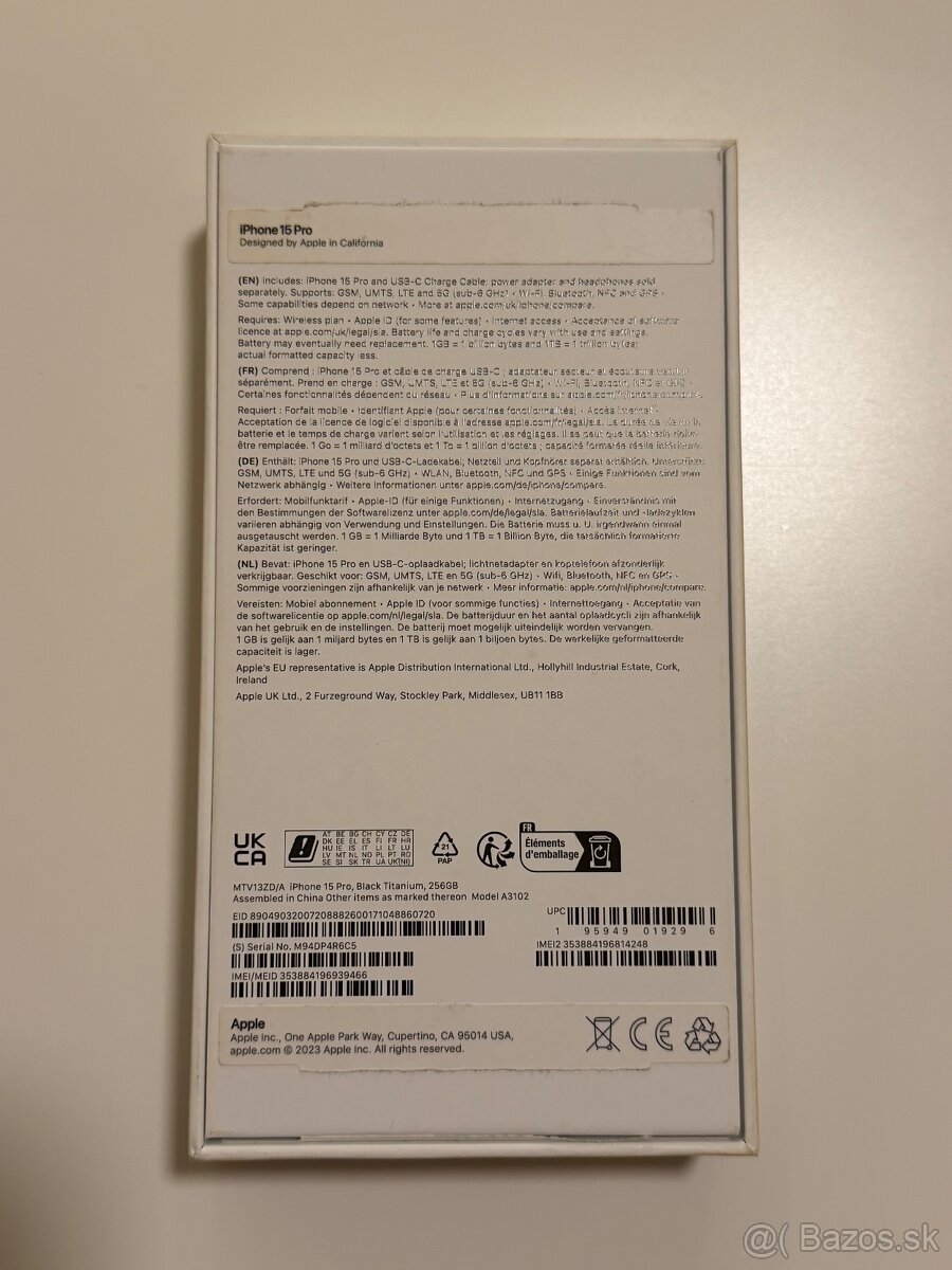 iPhone 15 Pro Black Titanium 256GB - 2