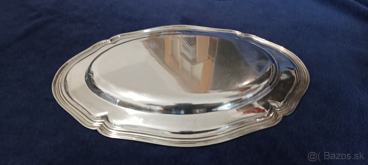 Investičné striebro-stolový podnos–Nemecko, 549g - 2