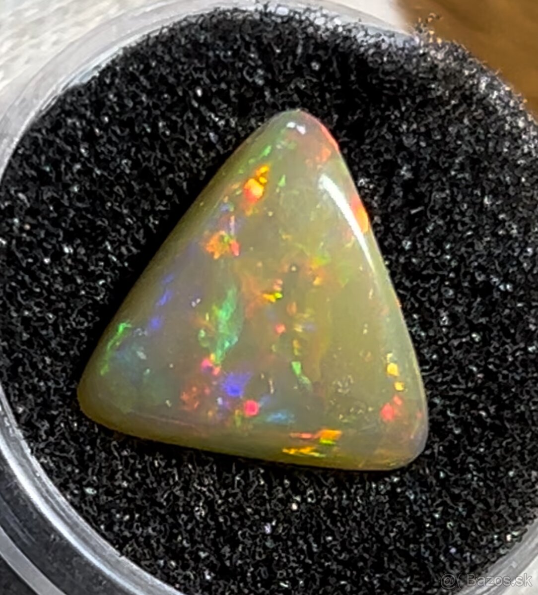 Výbrus kabošon Drahý opál Etiópia Mineral drahokam - 2