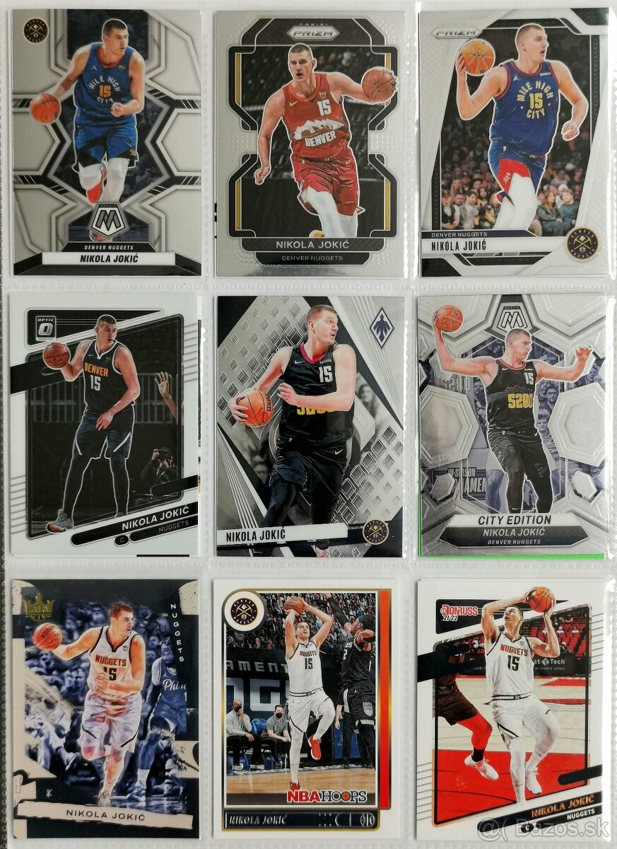 NBA kartičky - Nikola Jokič (27 ks) - 2