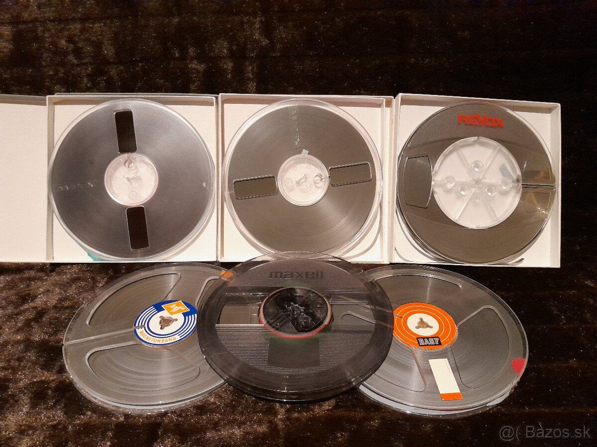 Sada magnetofónových kotúčov 18cm - 6ks - 2