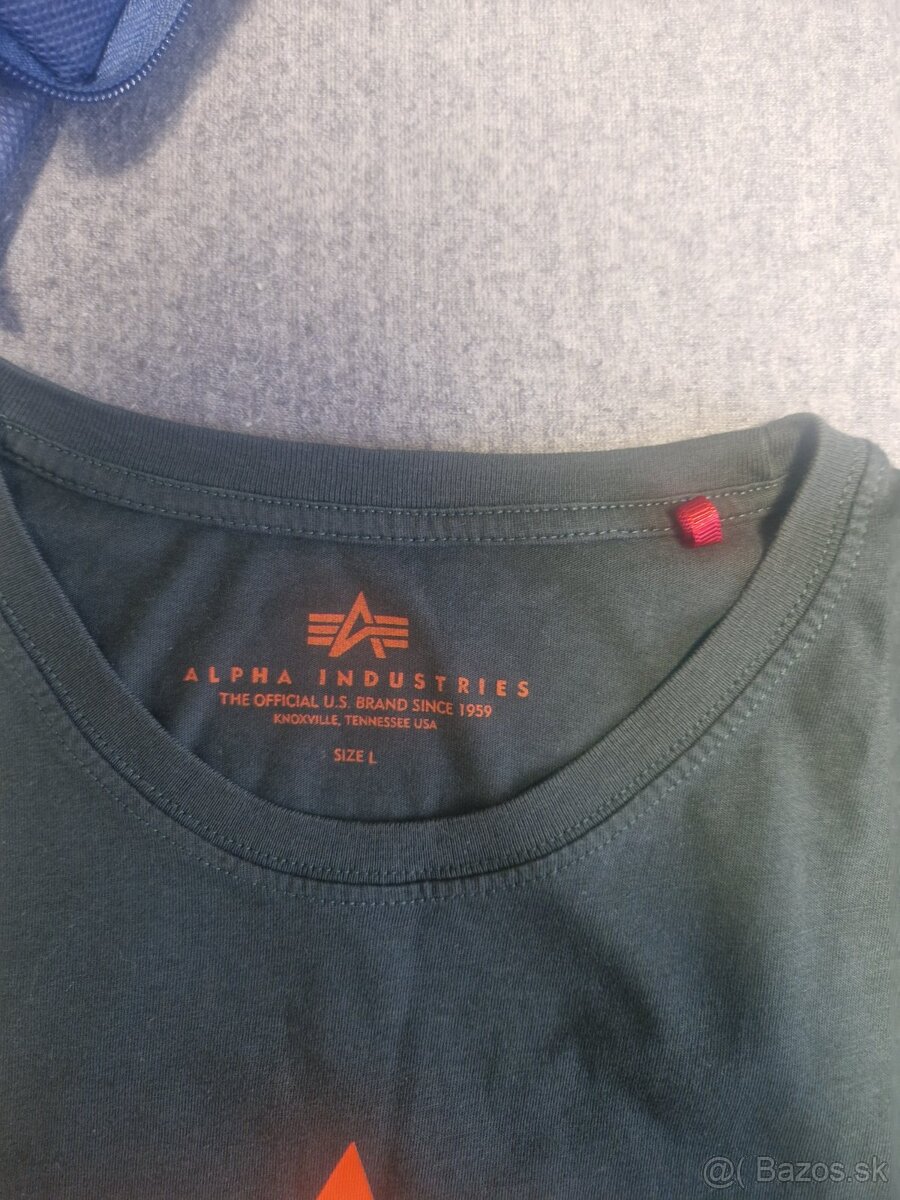 tričko alpha industries tvelkost L - 2