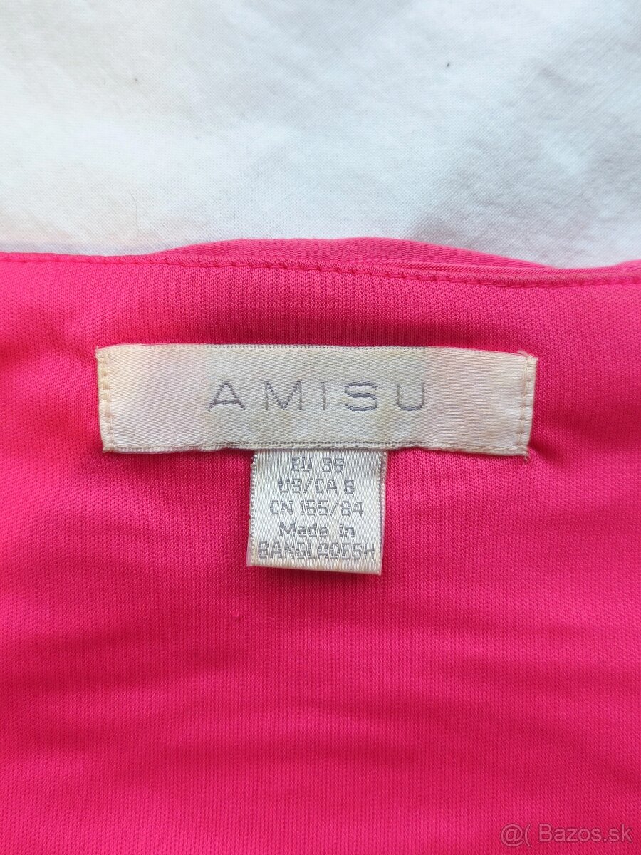 AMISU Ružové šaty - 2