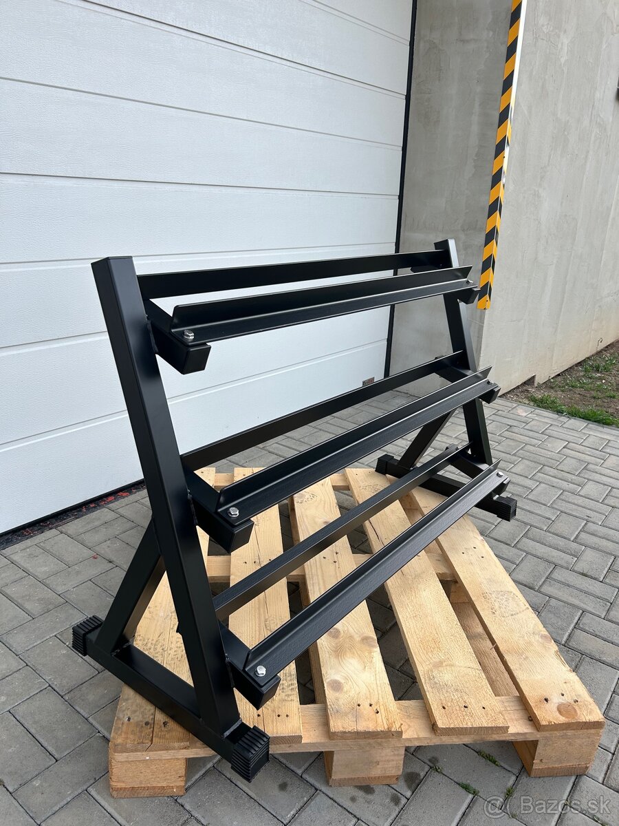 3-radový stojan na jednoručky - 2