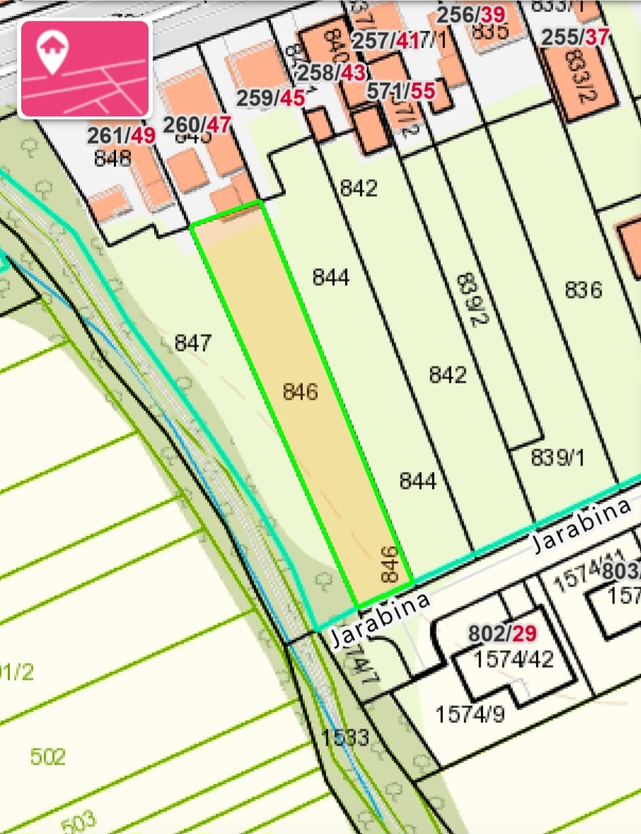 Stavebný pozemok Jacovce - 2