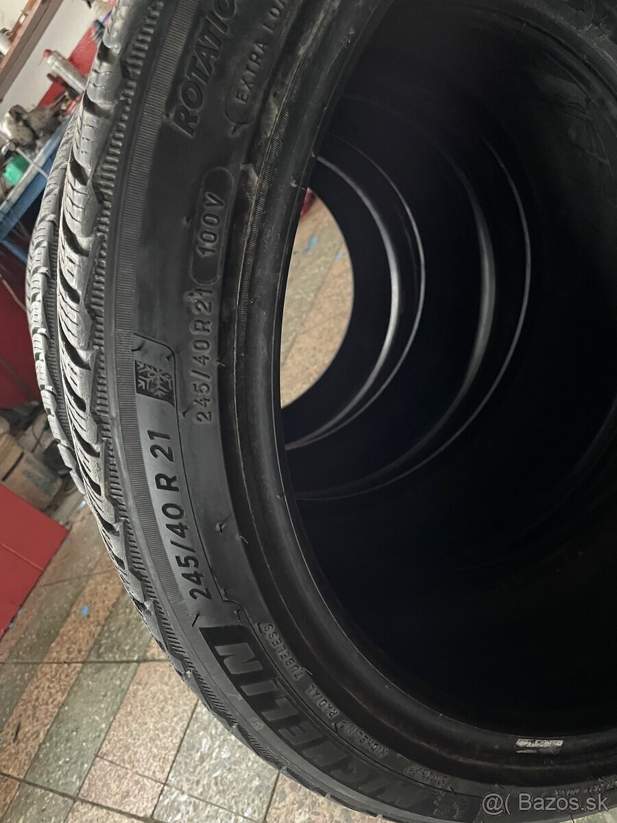 Predam zimne pneumatiky 245/40 r21 MICHELIN - 2