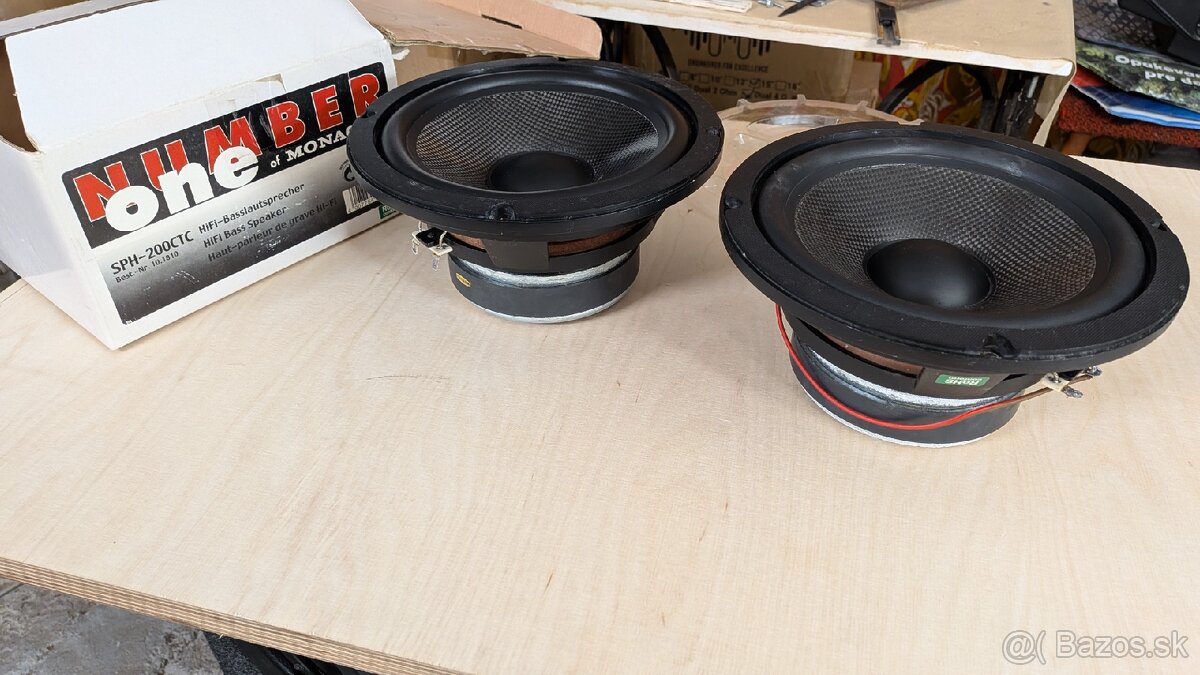 Reproduktory Monacor SPH-200CTC 20cm 8" - 2