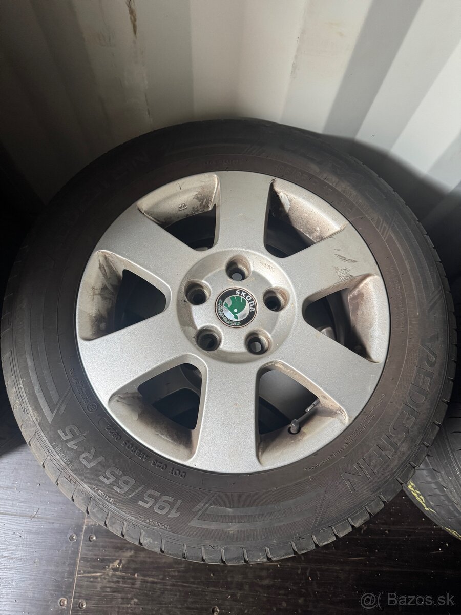 Sada kolies 15” 5x112 Škoda Octavia - 2