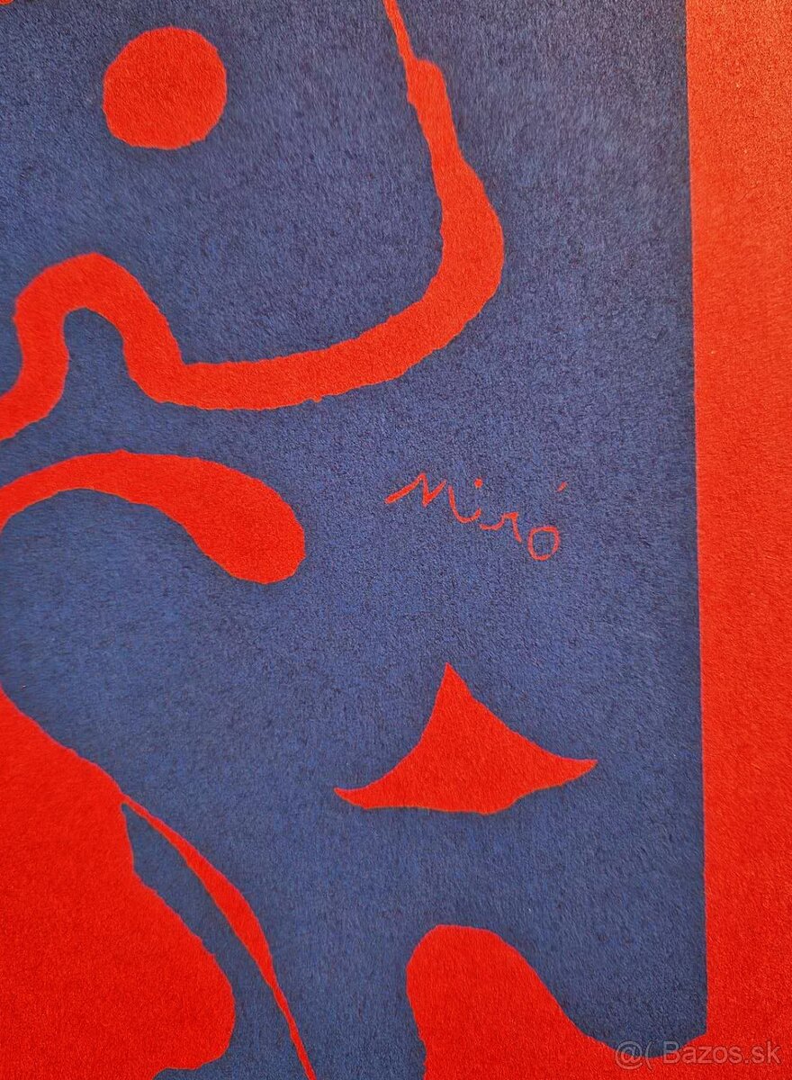 JOAN MIRO - Man in the Red Sun (1959), Linoryt - 2