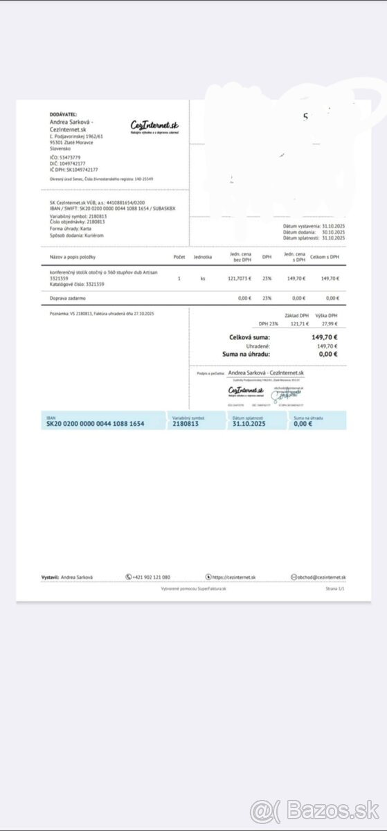 Konferenčný stolík - 2