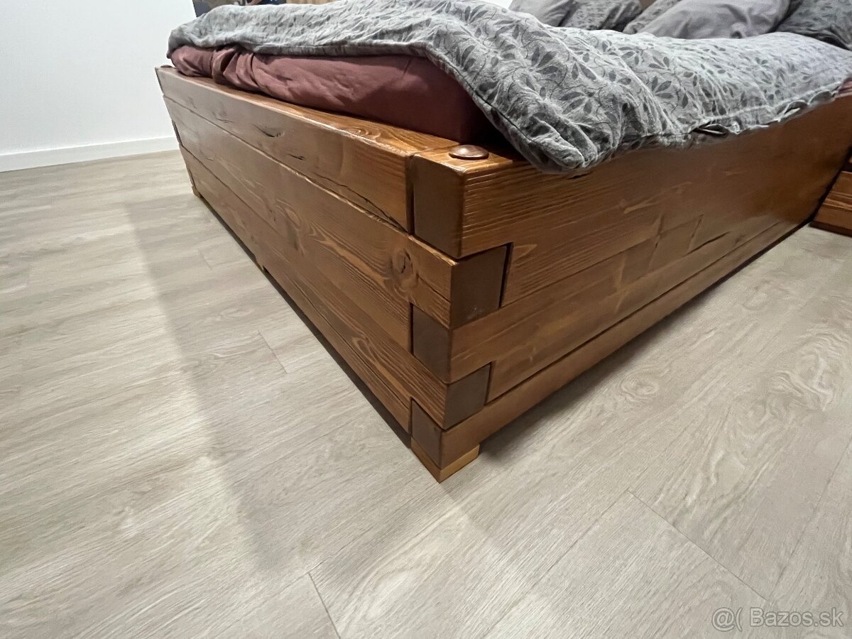 Posteľ z masívu - 2
