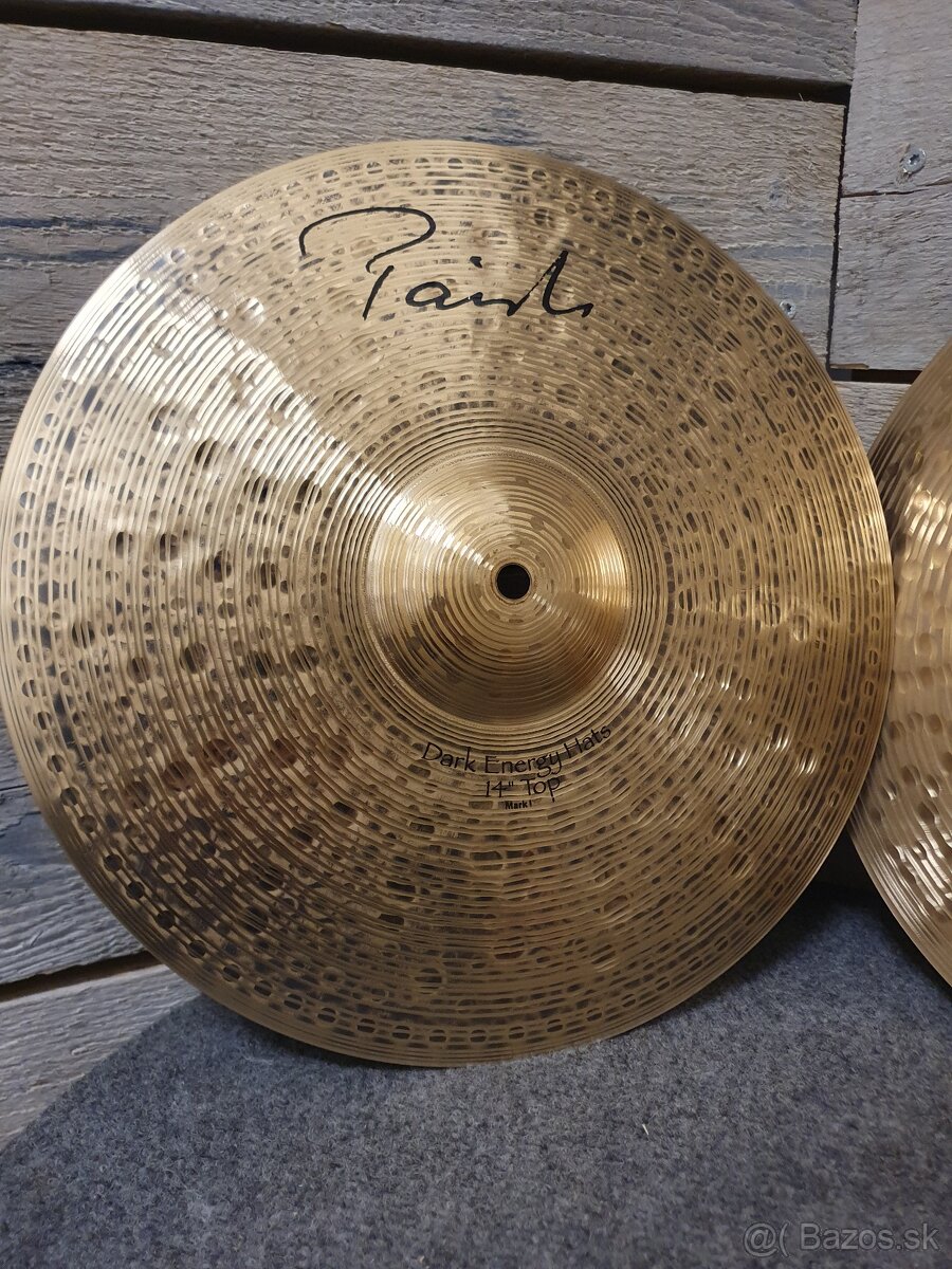 hi-hat 14" Paiste signature Dark Energy Mark 1 - 2